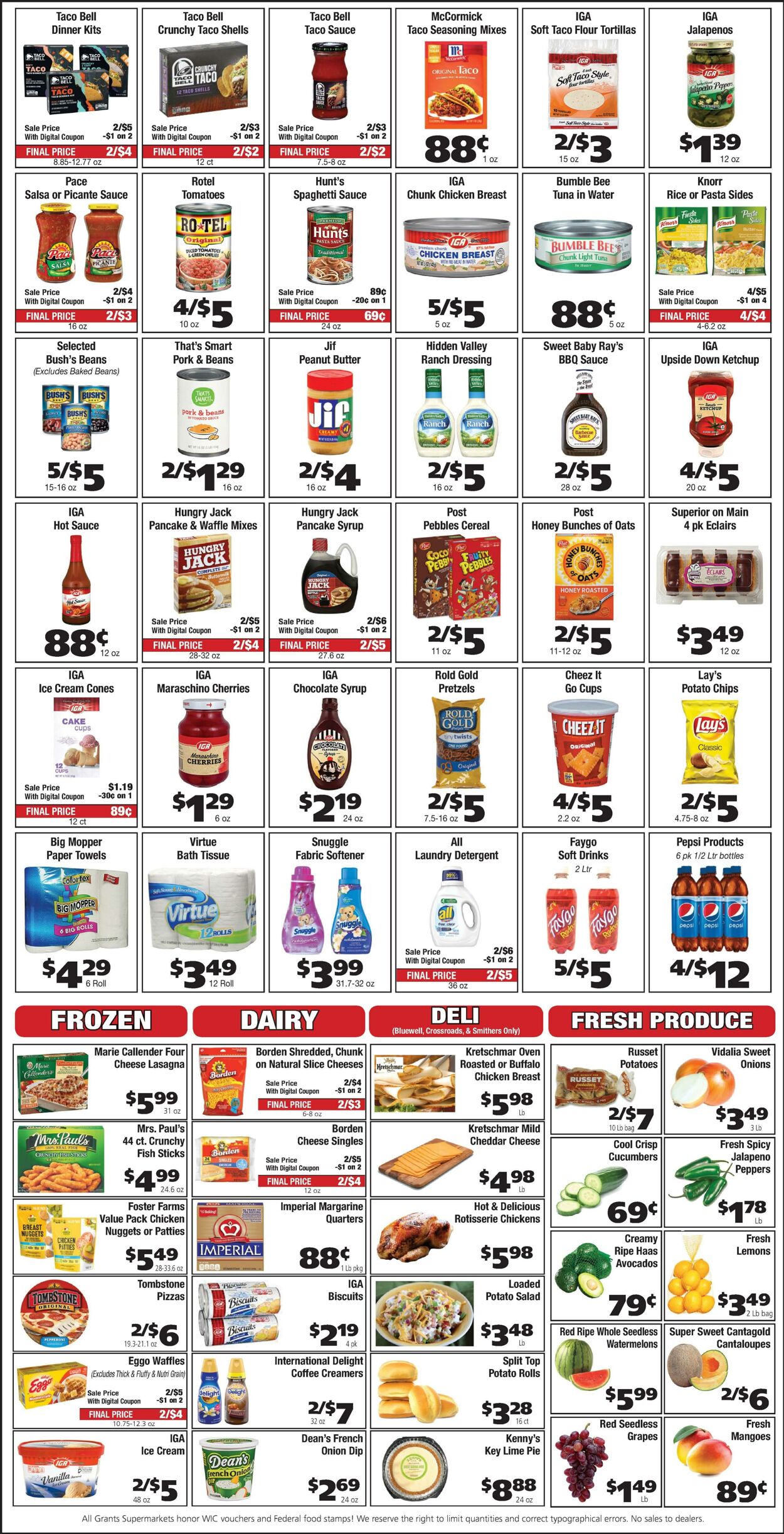 Weekly ad Grant's Supermarkets 04/27/2022 - 05/03/2022