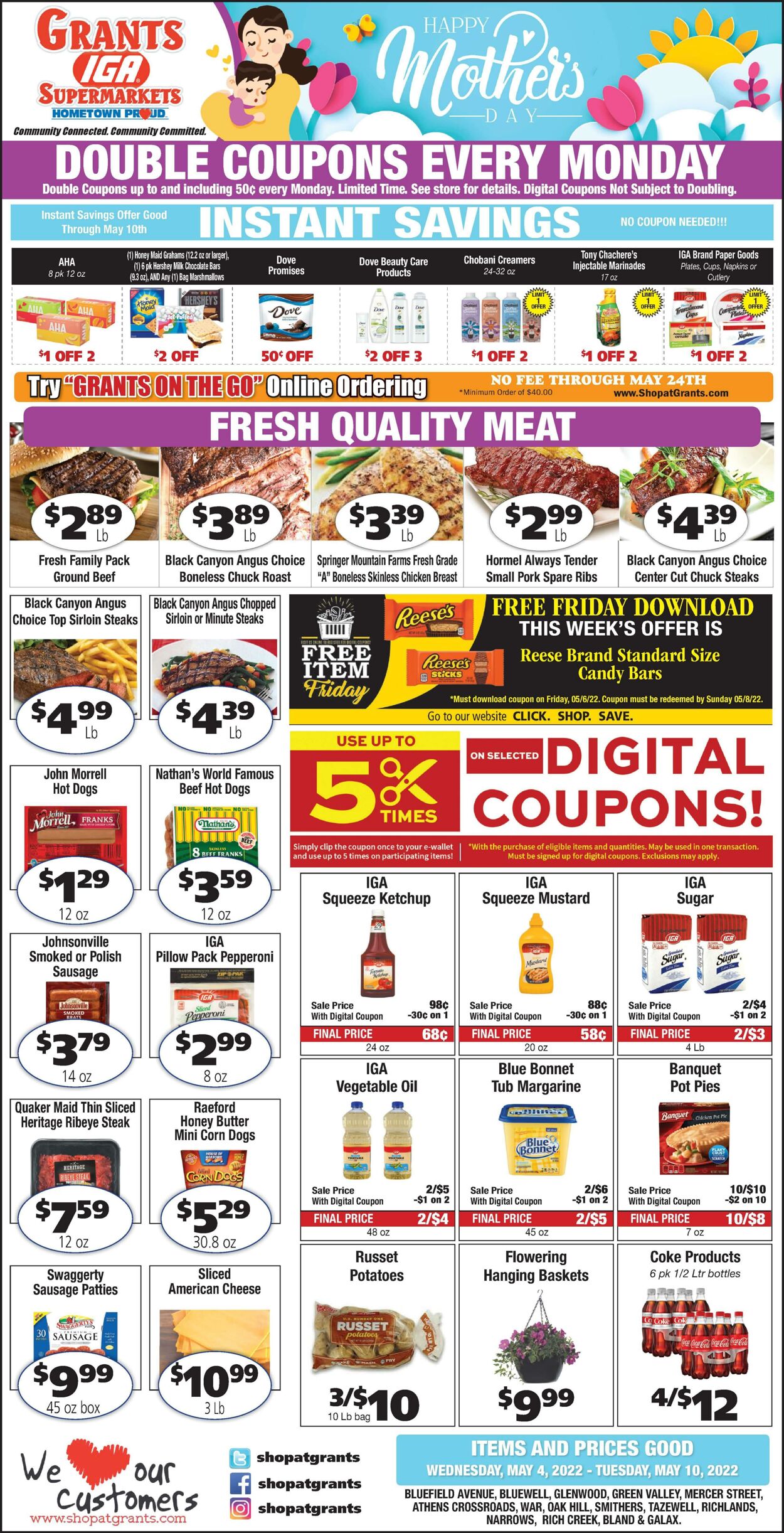 Weekly ad Grant's Supermarkets 05/04/2022 - 05/10/2022