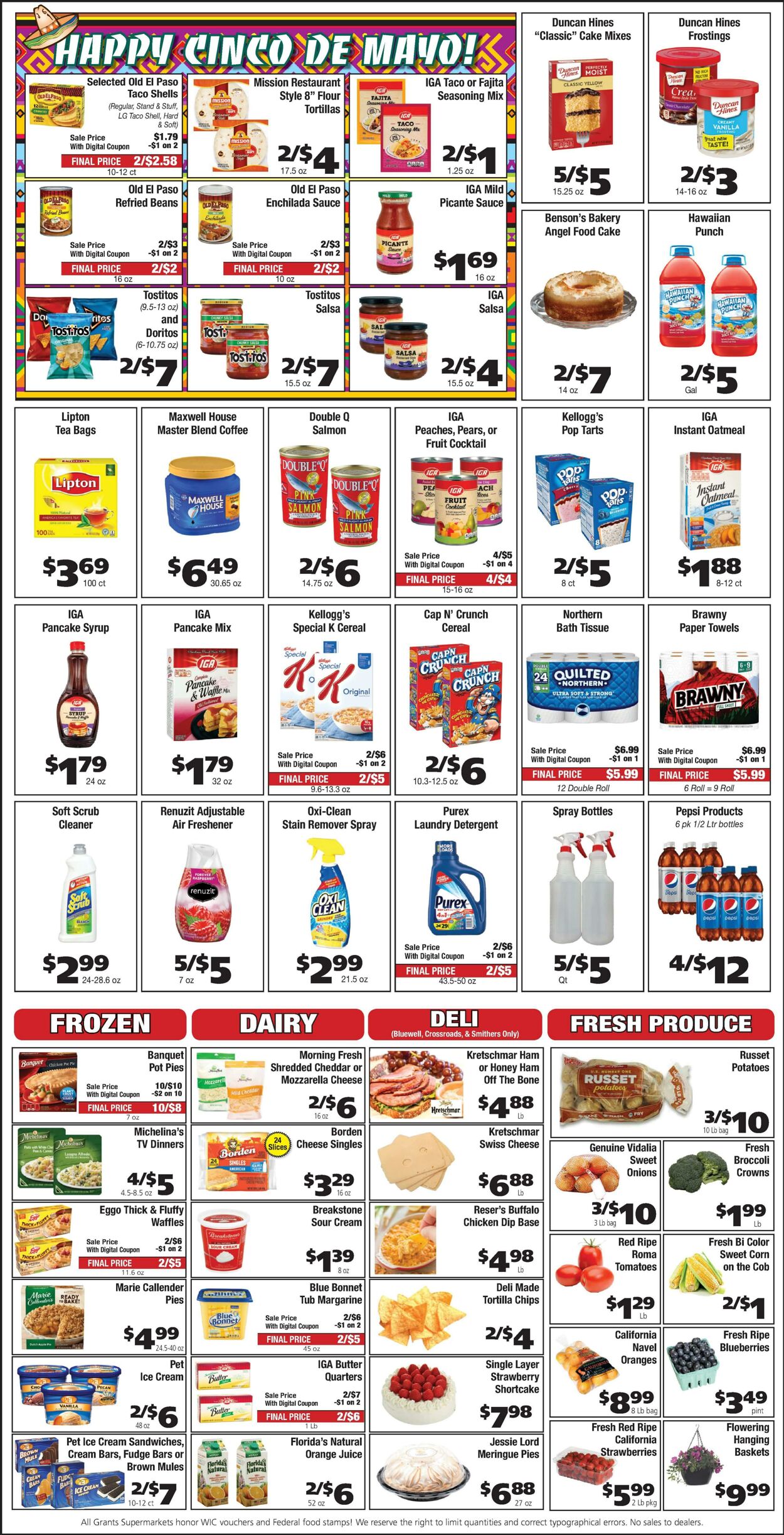 Weekly ad Grant's Supermarkets 05/04/2022 - 05/10/2022