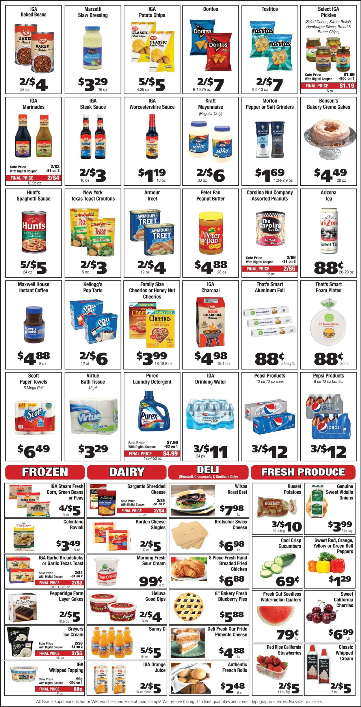 Weekly ad Grant's Supermarkets 05/18/2022 - 05/24/2022