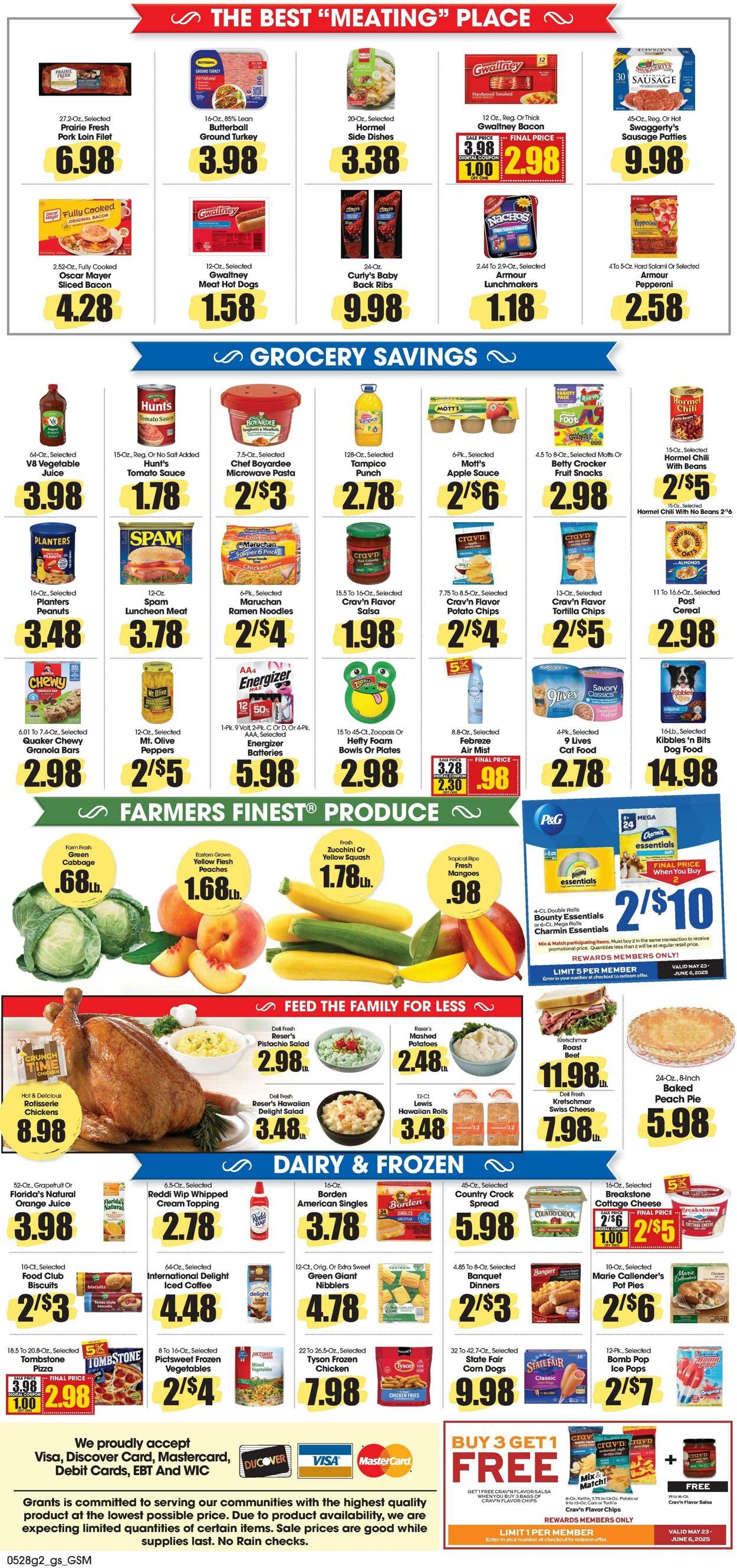 Weekly ad Grant's Supermarkets 05/28/2025 - 06/03/2025