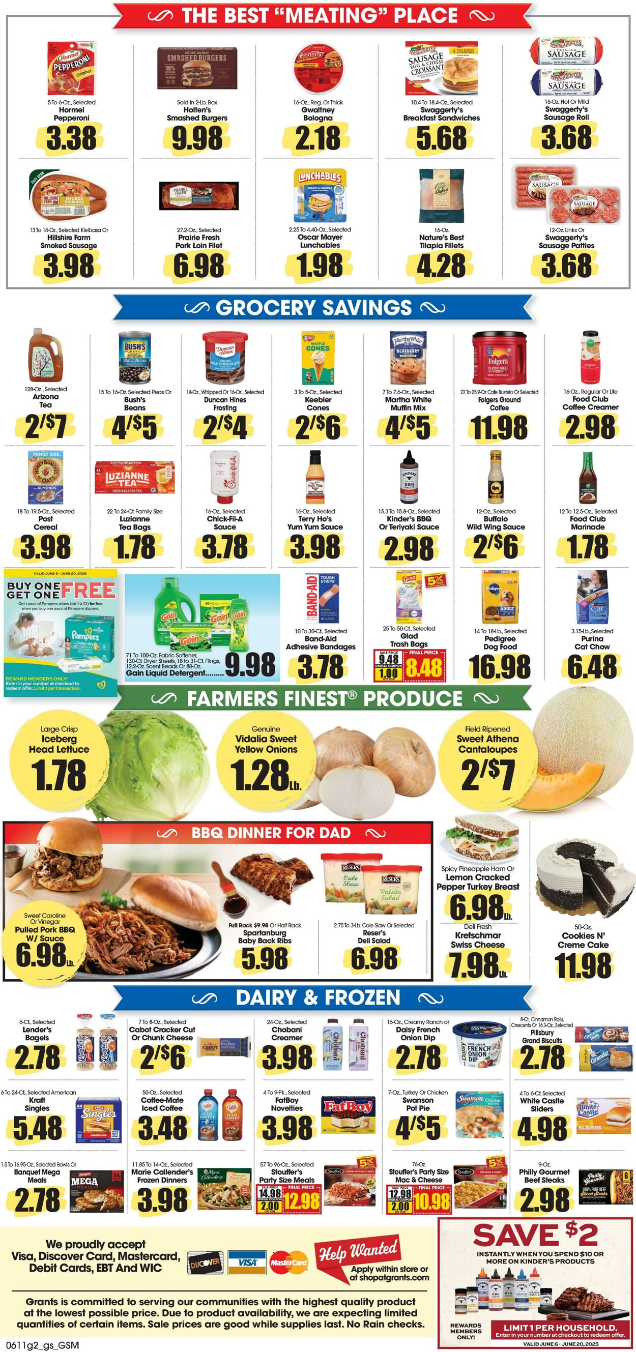 Weekly ad Grant's Supermarkets 06/11/2025 - 06/17/2025