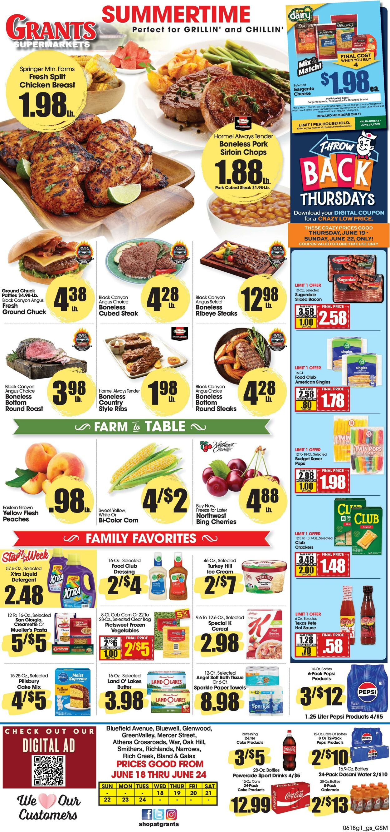 Weekly ad Grant's Supermarkets 06/18/2025 - 06/24/2025