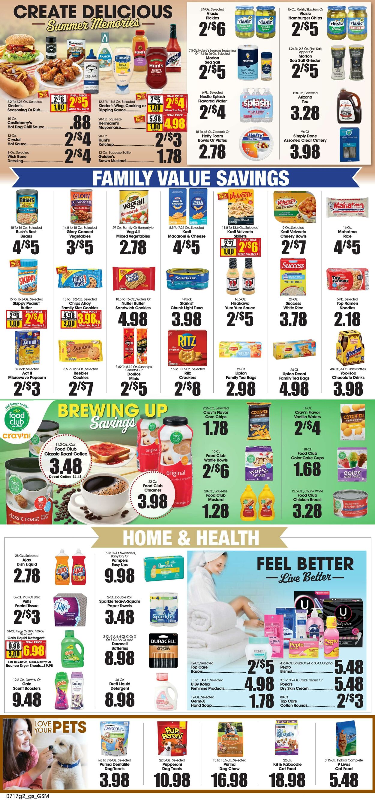 Weekly ad Grant's Supermarkets 07/17/2024 - 07/23/2024