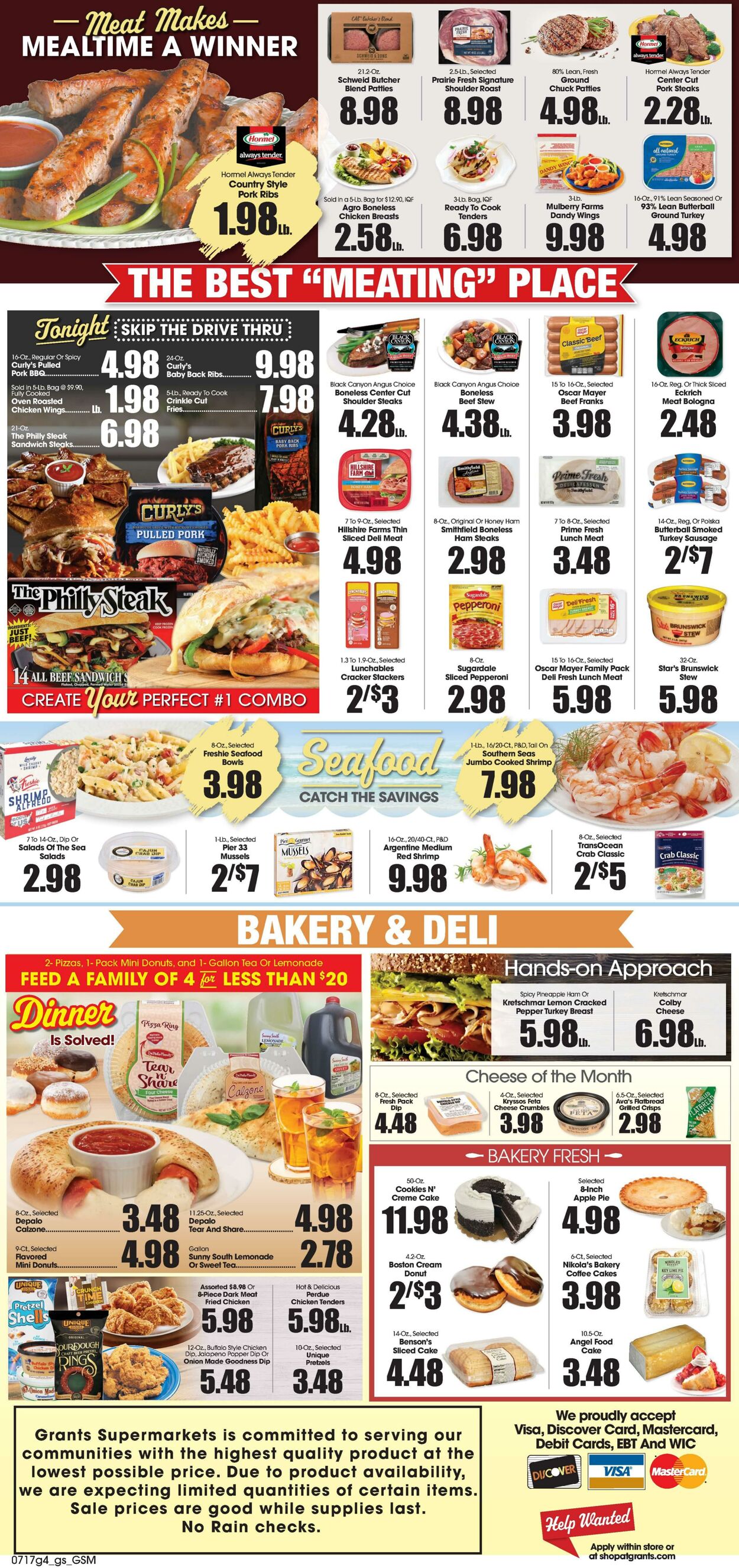 Weekly ad Grant's Supermarkets 07/17/2024 - 07/23/2024