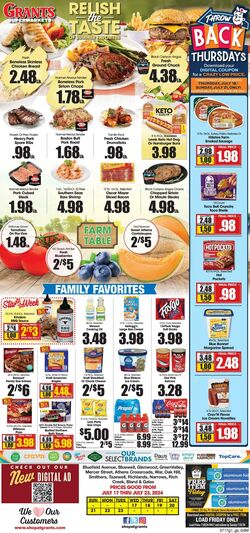 Weekly ad Grant's Supermarkets 07/17/2024 - 07/23/2024
