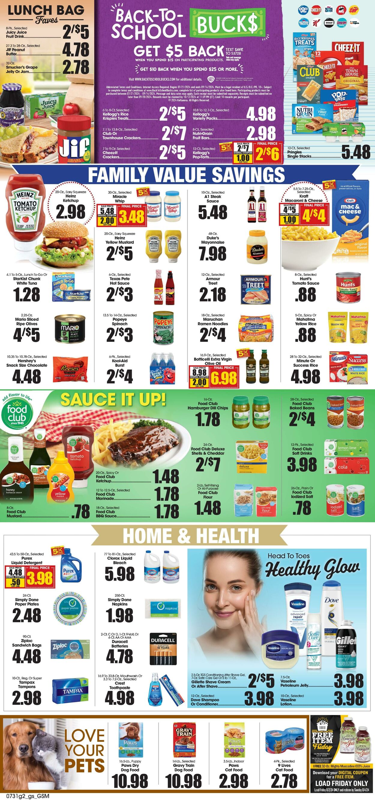 Weekly ad Grant's Supermarkets 07/31/2024 - 08/06/2024