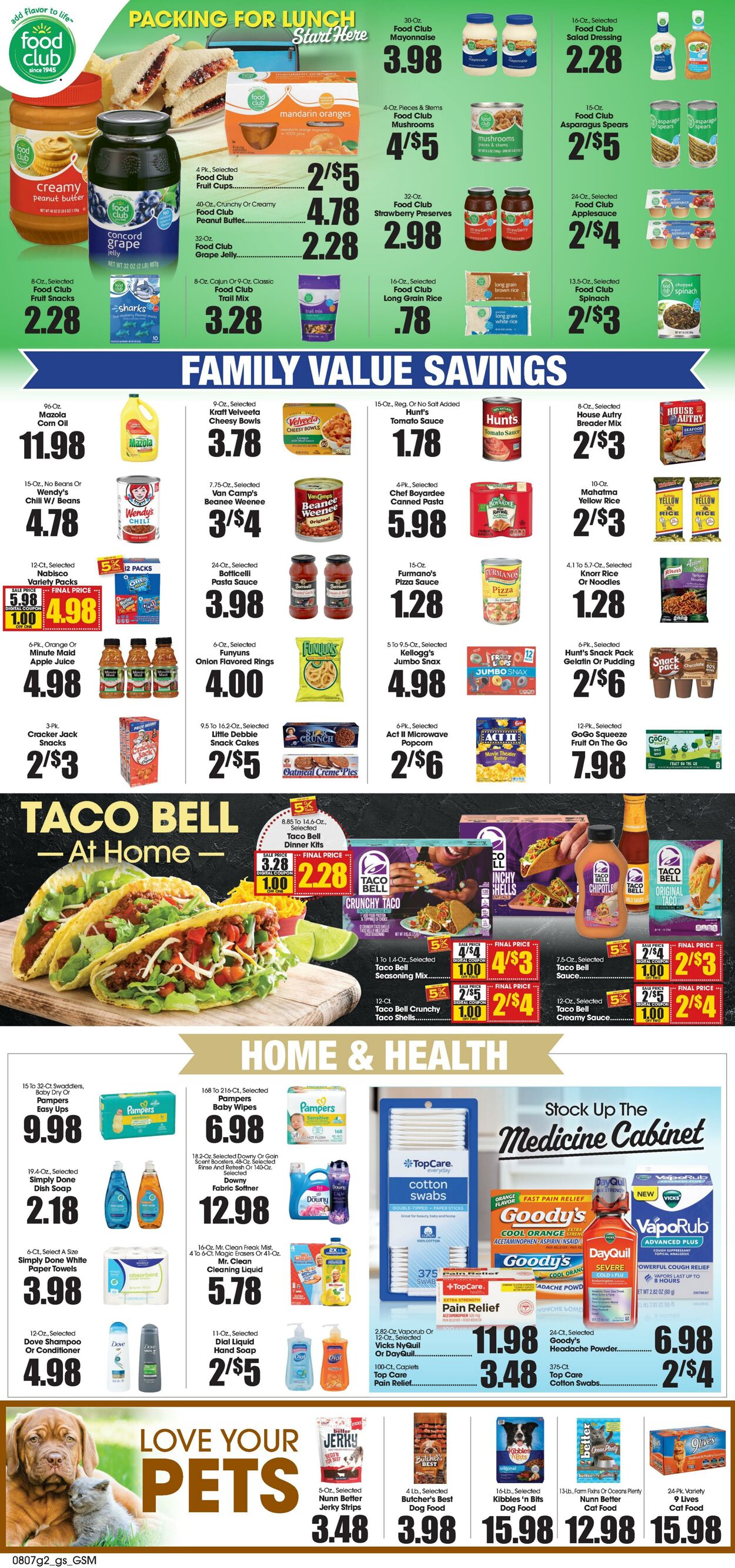 Weekly ad Grant's Supermarkets 08/07/2024 - 08/13/2024