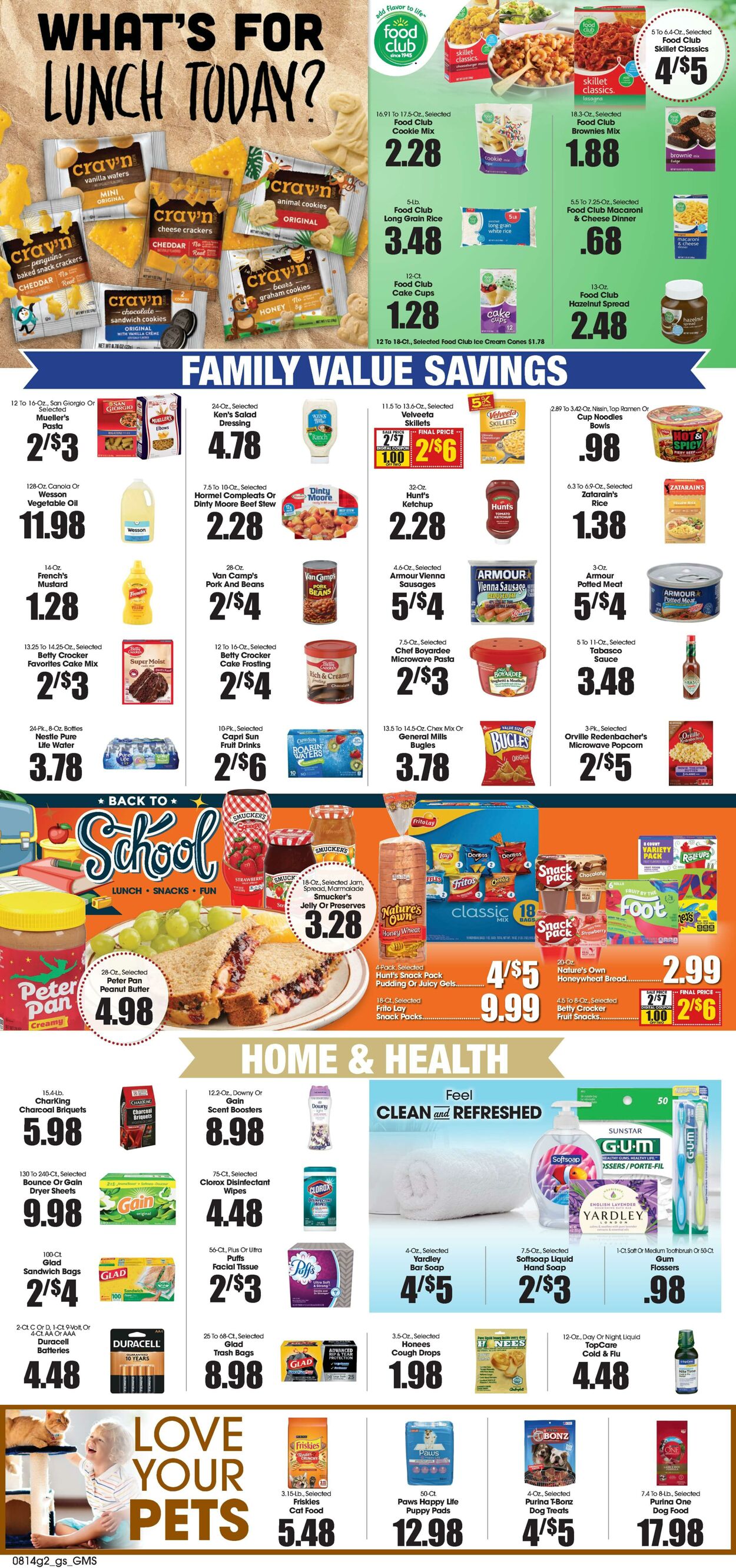 Weekly ad Grant's Supermarkets 08/14/2024 - 08/20/2024