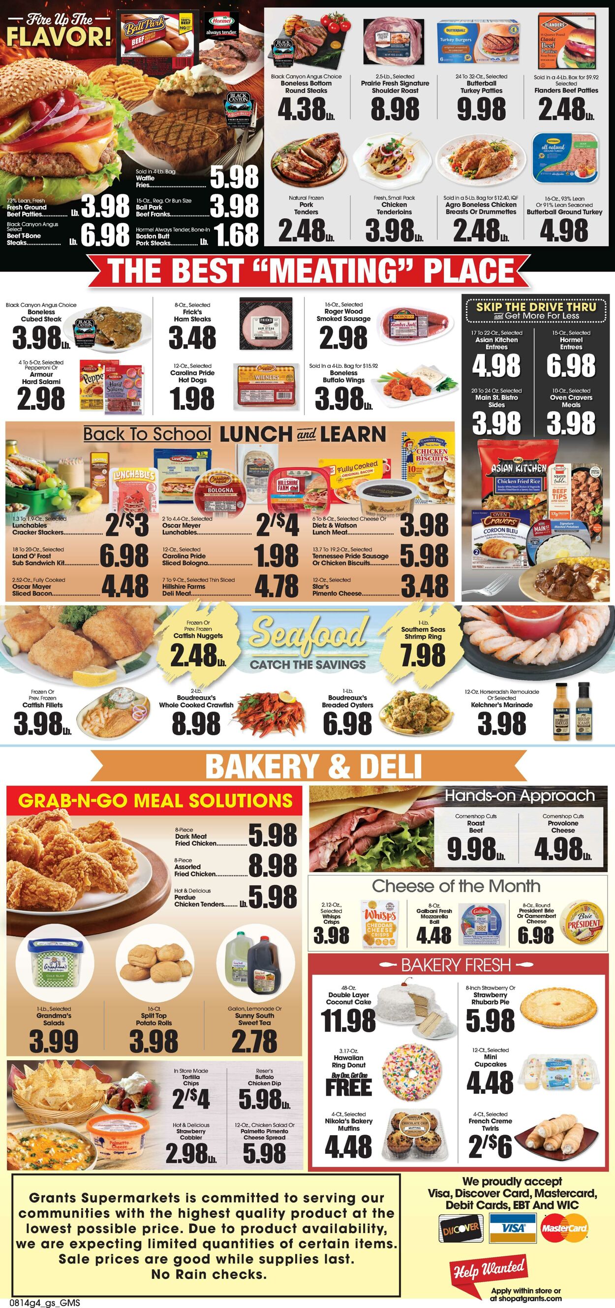 Weekly ad Grant's Supermarkets 08/14/2024 - 08/20/2024