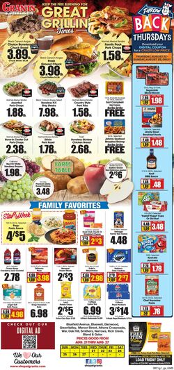 Weekly ad Grant's Supermarkets 08/14/2024 - 08/20/2024