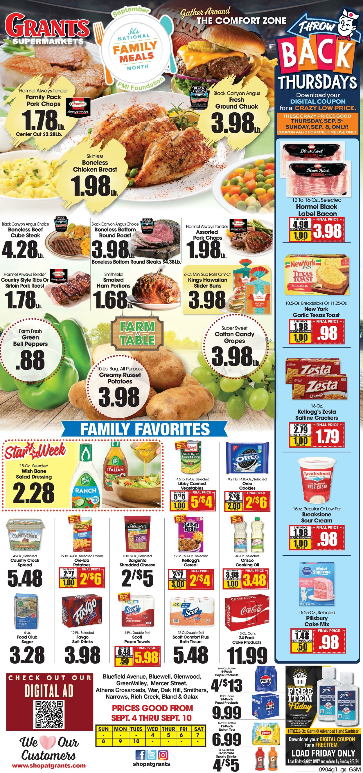 Weekly ad Grant's Supermarkets 09/04/2024 - 09/10/2024