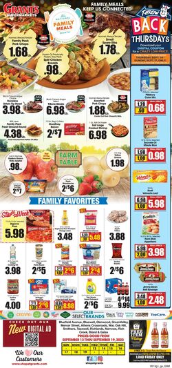 Weekly ad Grant's Supermarkets 11/15/2023 - 11/28/2023
