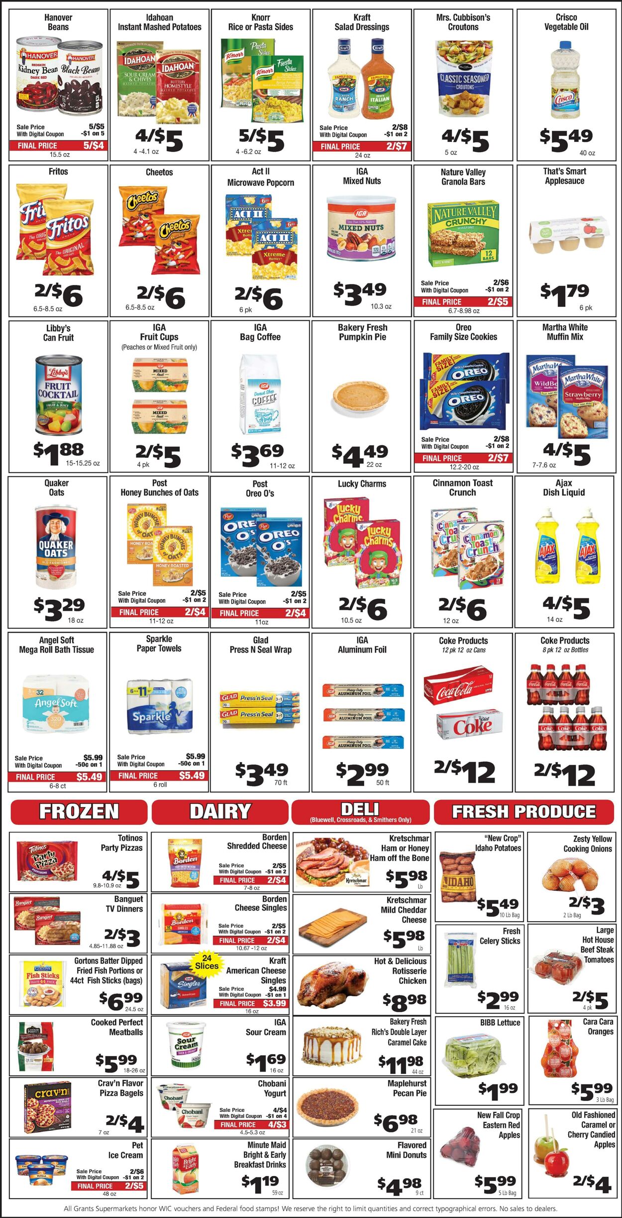 Weekly ad Grant's Supermarkets 09/21/2022 - 09/27/2022