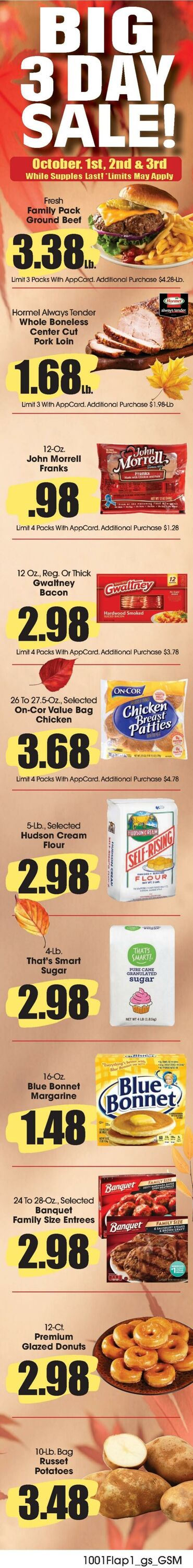 Weekly ad Grant's Supermarkets 10/01/2025 - 10/07/2025