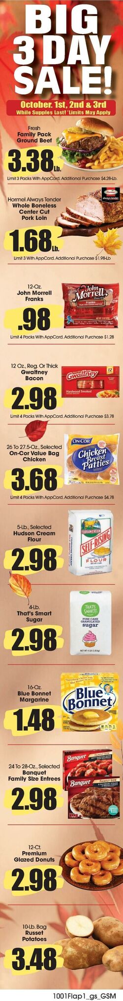 Weekly ad Grant's Supermarkets 12/03/2025 - 12/09/2025