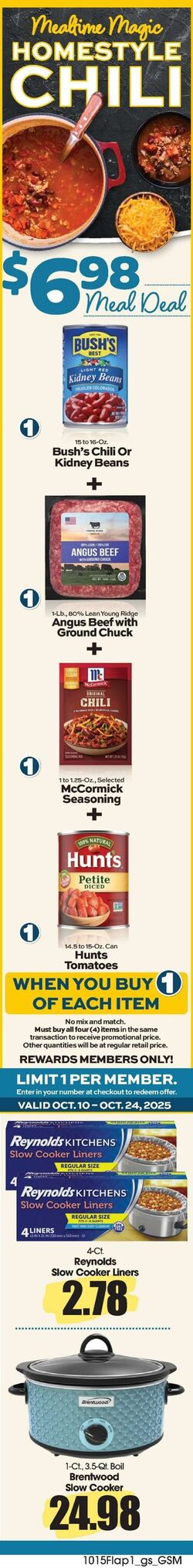 Weekly ad Grant's Supermarkets 12/03/2025 - 12/09/2025
