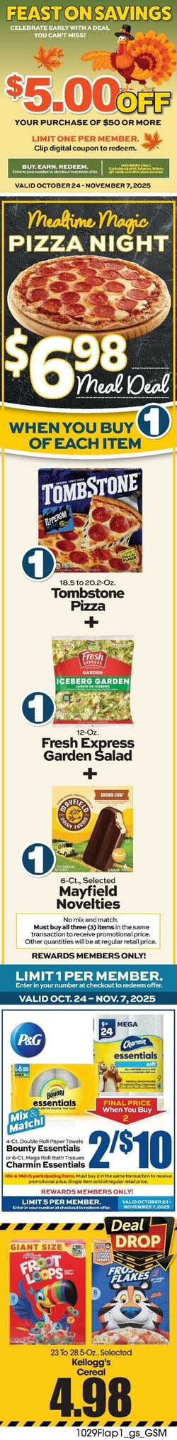 Weekly ad Grant's Supermarkets 12/03/2025 - 12/09/2025