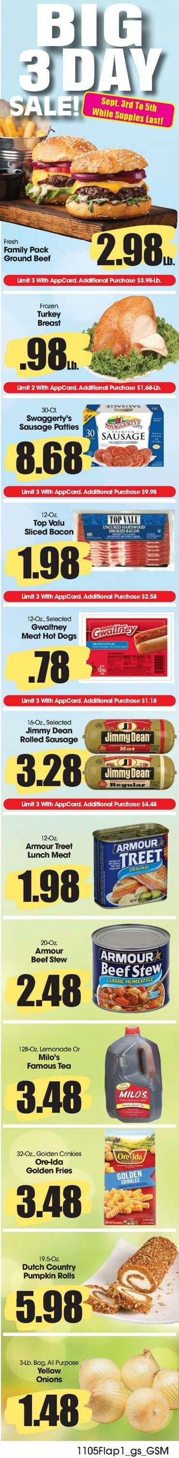 Weekly ad Grant's Supermarkets 11/05/2025 - 11/11/2025