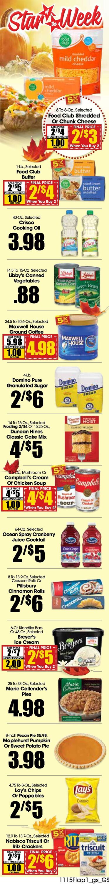 Weekly ad Grant's Supermarkets 11/15/2023 - 11/28/2023