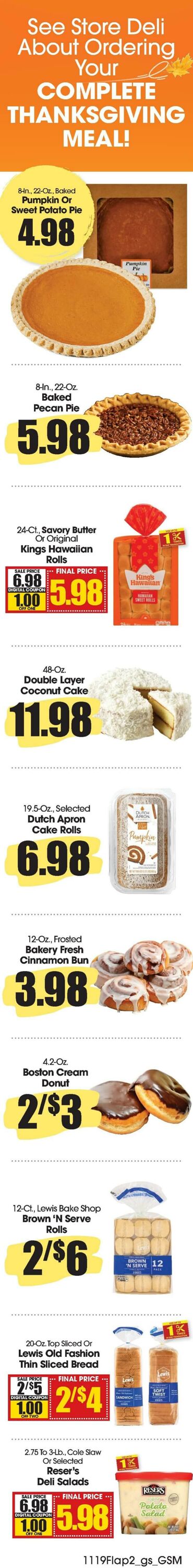 Weekly ad Grant's Supermarkets 11/19/2025 - 12/02/2025