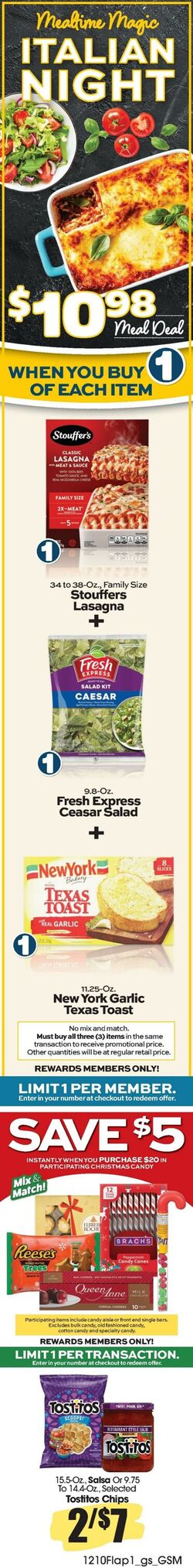 Weekly ad Grant's Supermarkets 12/10/2025 - 12/16/2025