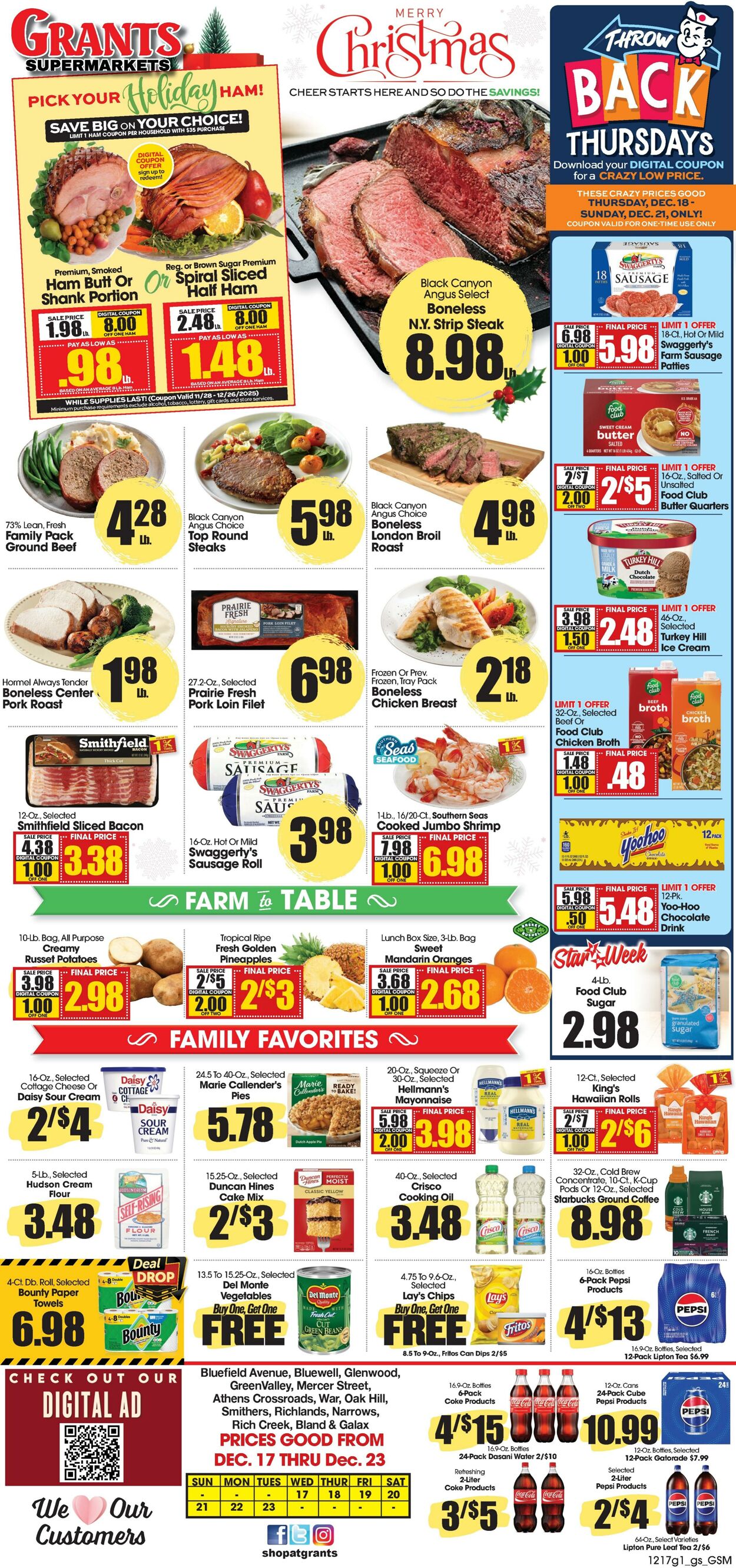 Weekly ad Grant's Supermarkets 12/17/2025 - 12/23/2025