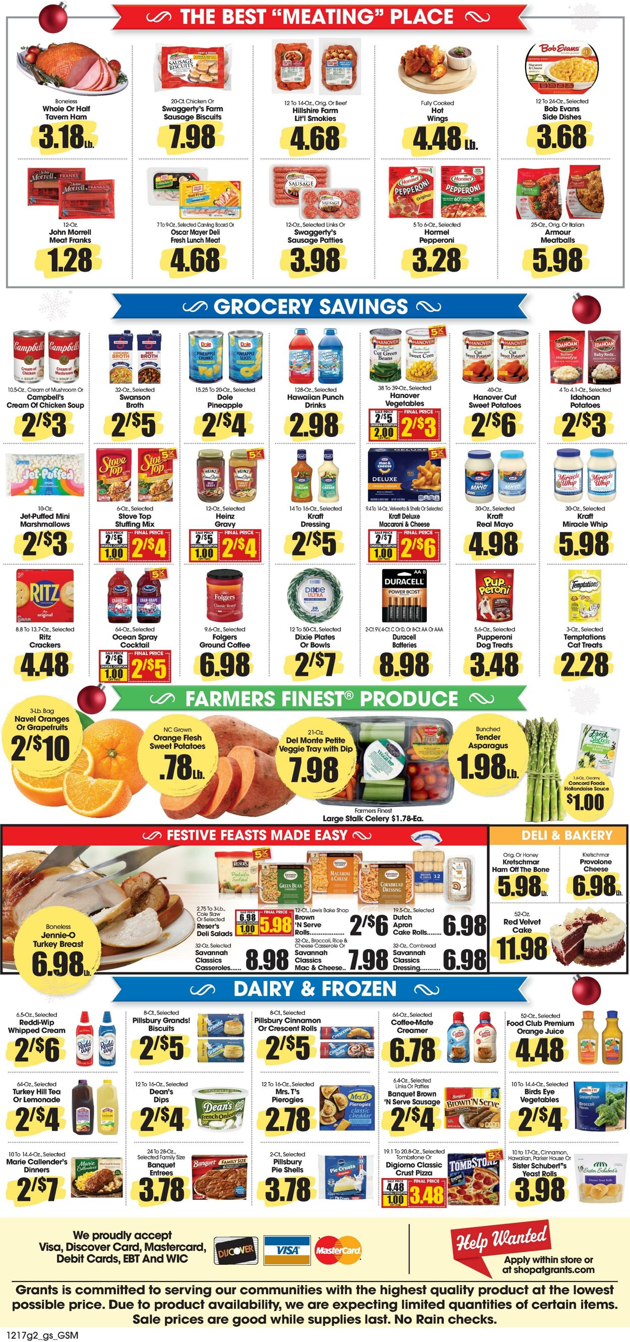 Weekly ad Grant's Supermarkets 12/17/2025 - 12/23/2025
