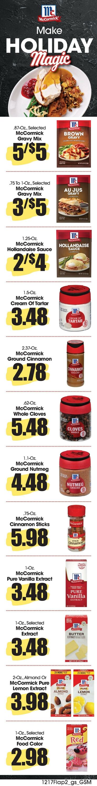 Weekly ad Grant's Supermarkets 12/17/2025 - 12/23/2025