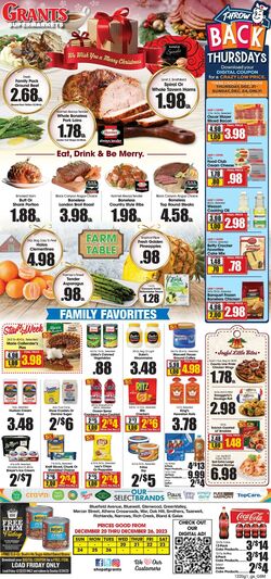 Weekly ad Grant's Supermarkets 12/20/2023 - 12/26/2023