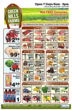 Weekly ad Green Hills Farms 07/24/2022-07/30/2022
