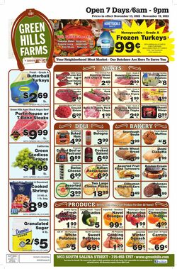 Weekly ad Green Hills Farms 11/13/2022 - 11/19/2022