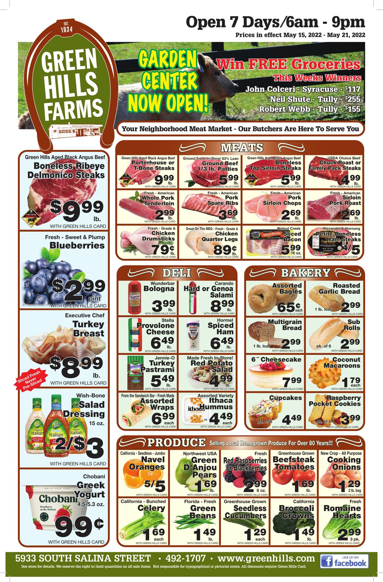 Green Hills Farms Promotional weekly ads