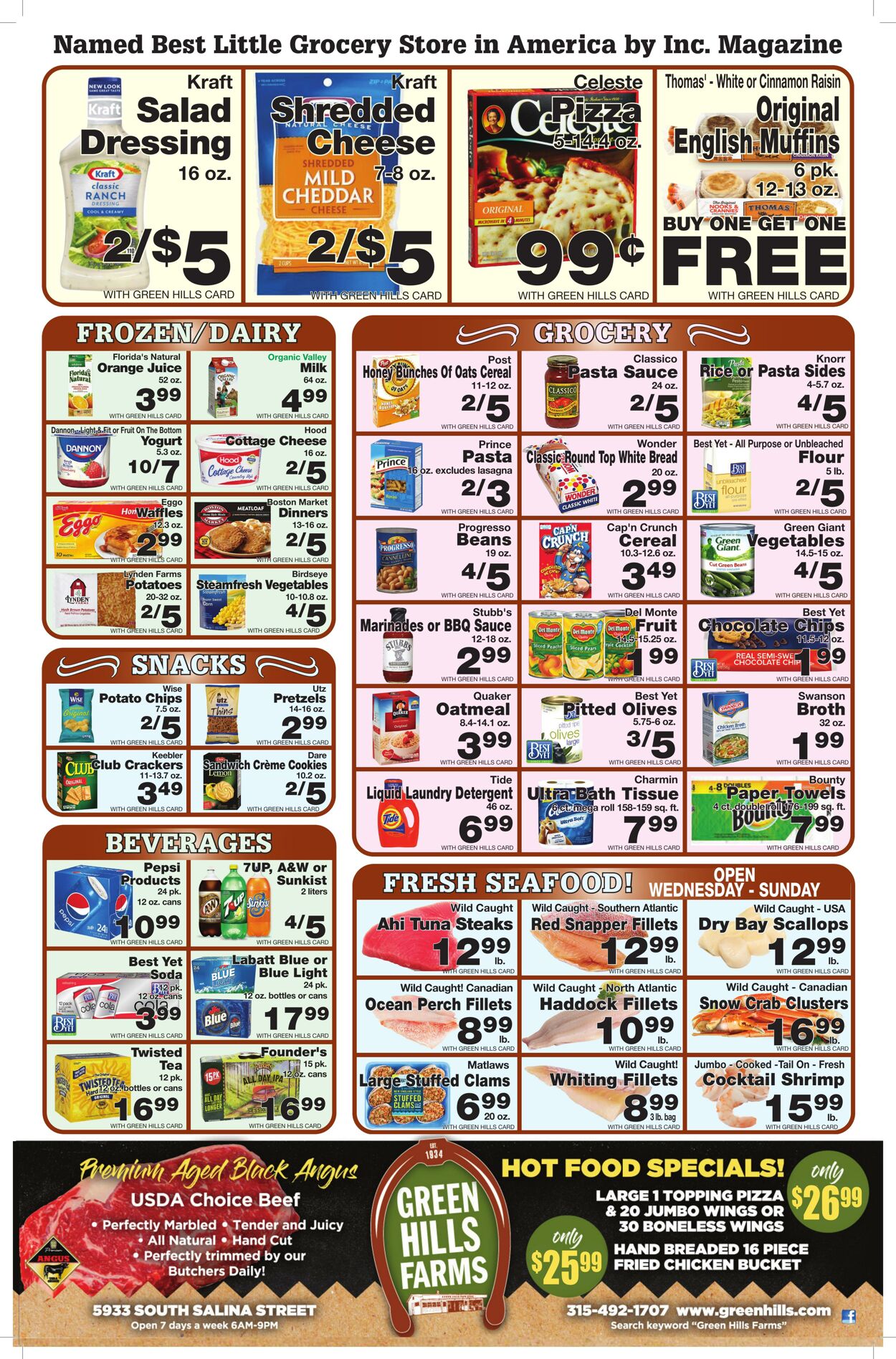 Weekly ad Green Hills Farms 01/29/2023 - 02/04/2023
