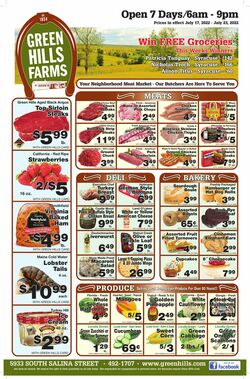 Weekly ad Green Hills Farms 07/17/2022-07/23/2022