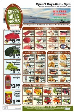 Weekly ad Green Hills Farms 11/27/2022 - 12/03/2022