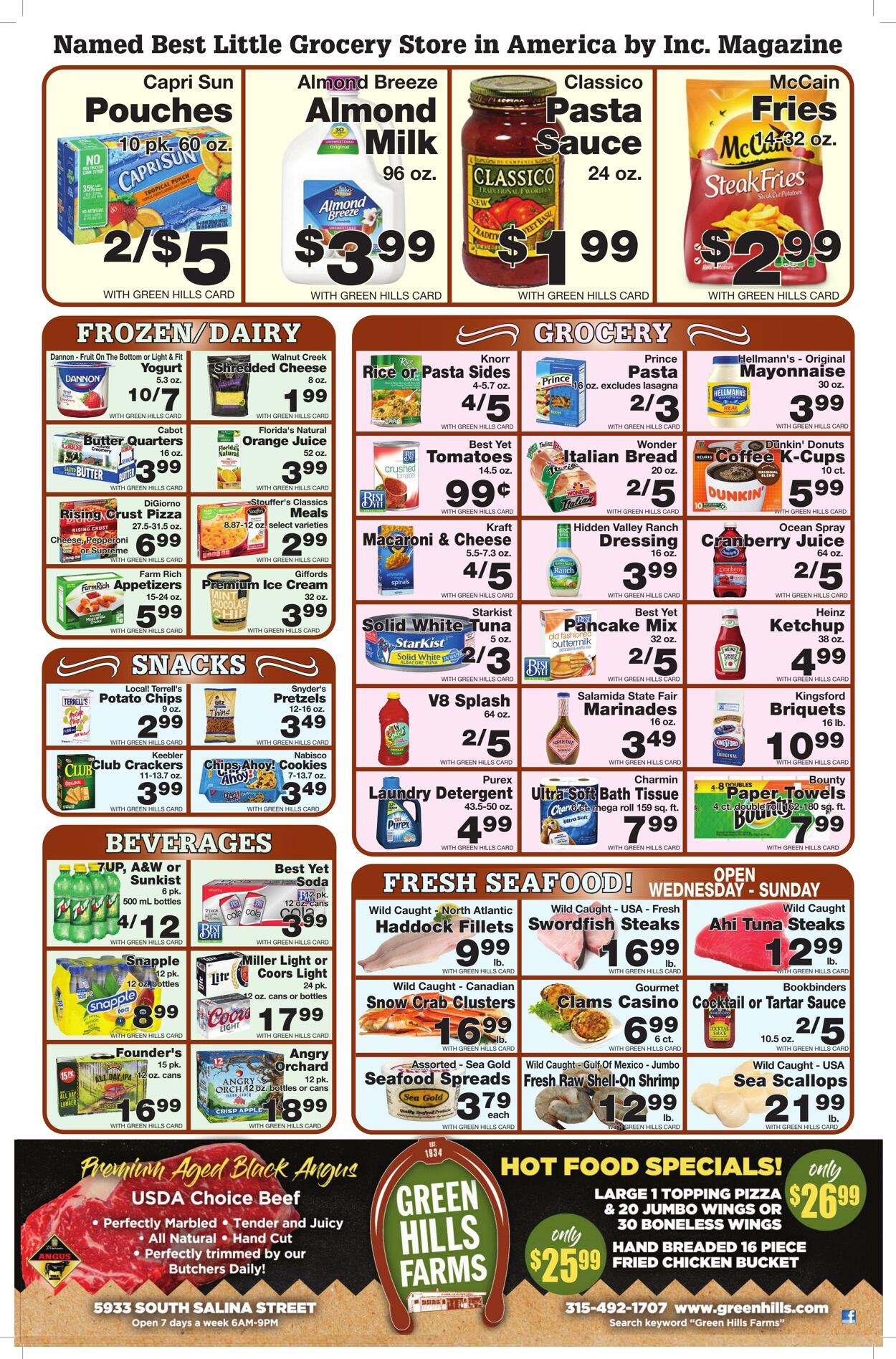Weekly ad Green Hills Farms 03/19/2023 - 03/25/2023