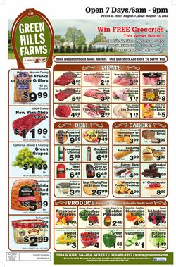 Weekly ad Green Hills Farms 08/07/2022-08/13/2022