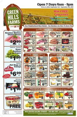 Weekly ad Green Hills Farms 08/07/2022 - 08/13/2022