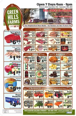 Weekly ad Green Hills Farms 09/24/2023 - 09/30/2023