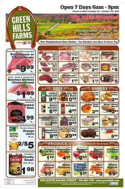 Weekly ad Green Hills Farms 10/01/2023 - 10/07/2023