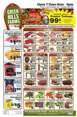 Weekly ad Green Hills Farms 11/12/2023 - 11/18/2023