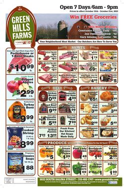 Weekly ad Green Hills Farms 10/15/2023 - 10/21/2023