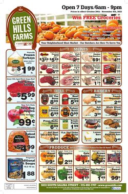 Weekly ad Green Hills Farms 10/29/2023 - 11/04/2023