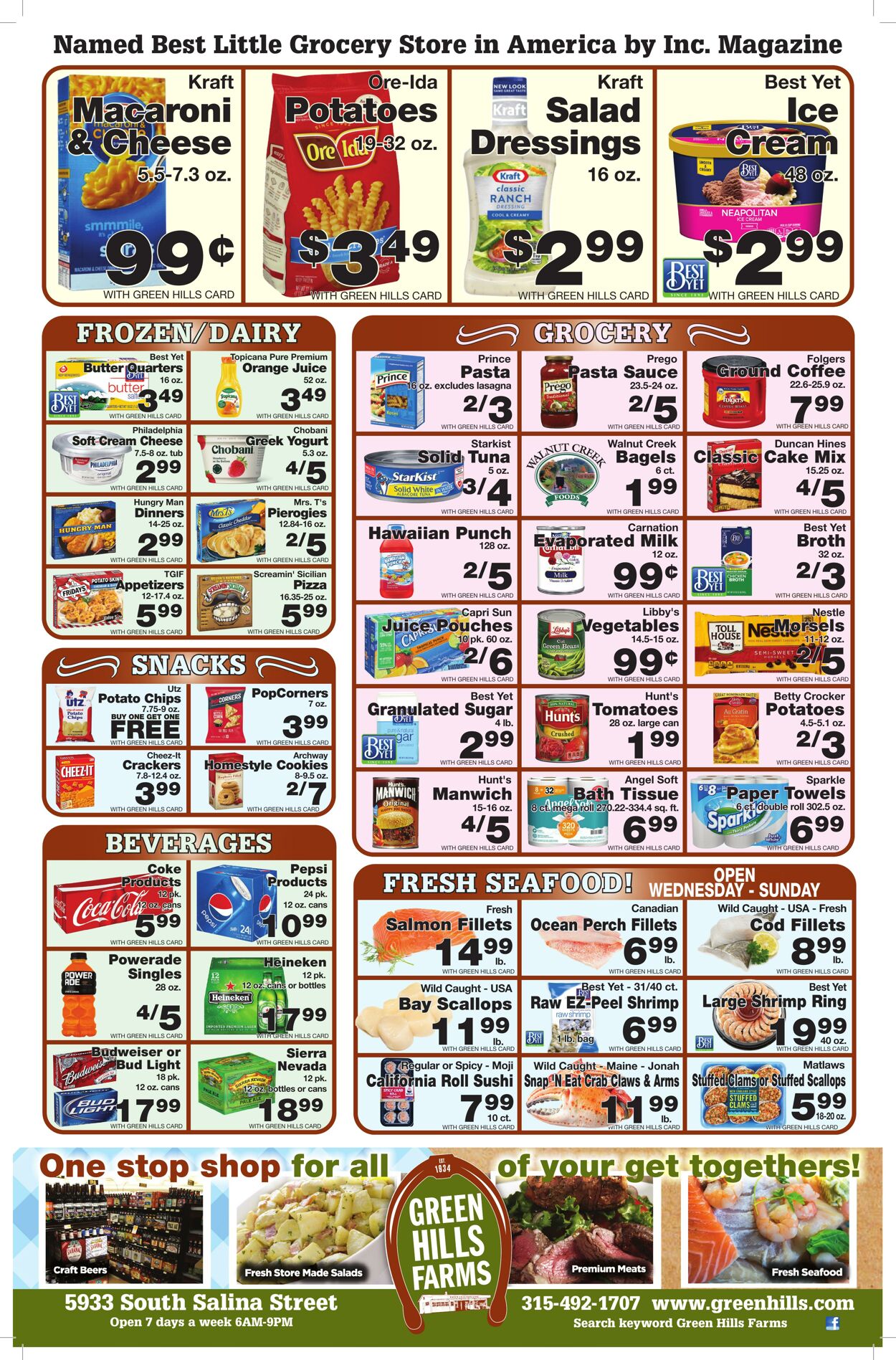 Weekly ad Green Hills Farms 12/03/2023 - 12/09/2023