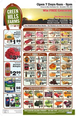 Weekly ad Green Hills Farms 11/05/2023 - 11/11/2023