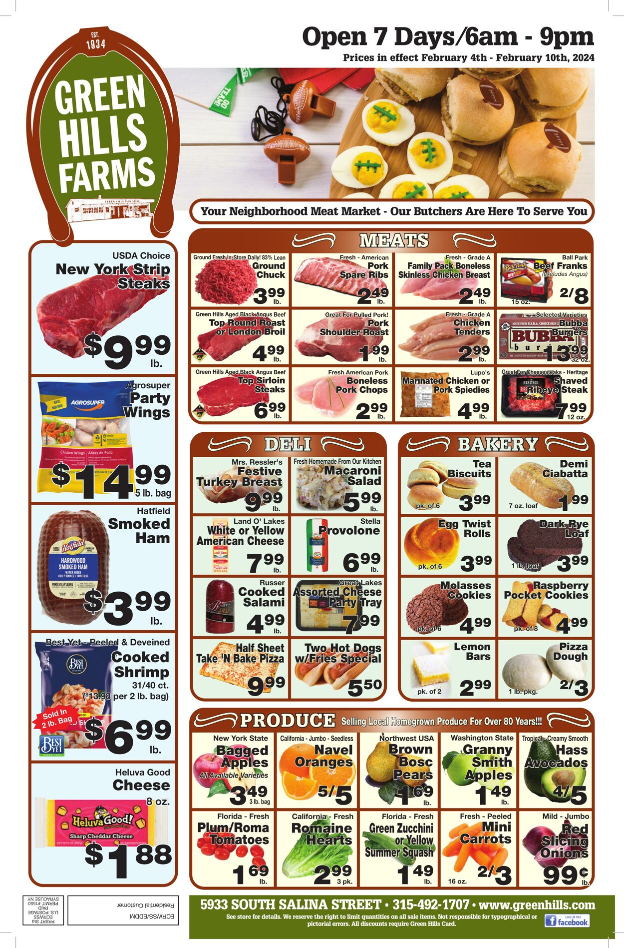 Weekly ad Green Hills Farms 02/04/2024 - 02/10/2024
