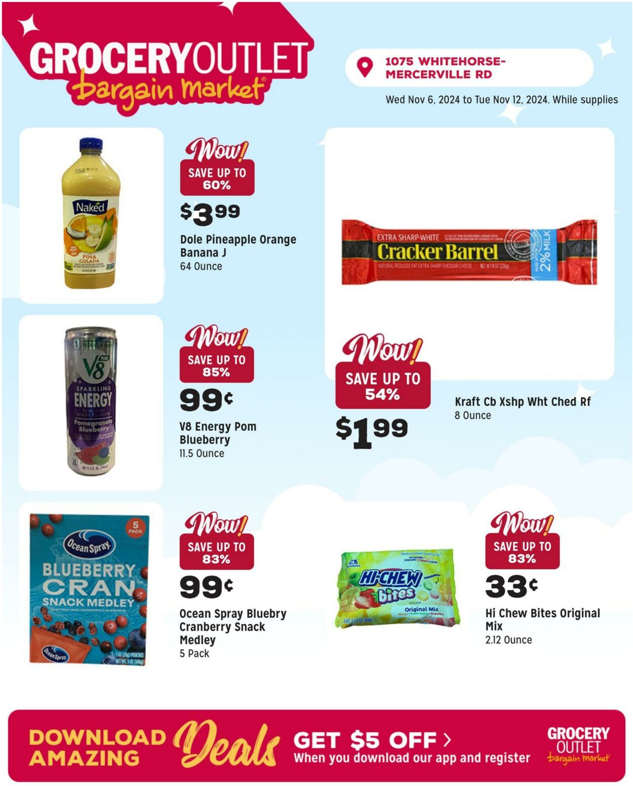 Weekly ad Grocery Outlet 11/06/2024 - 11/12/2024