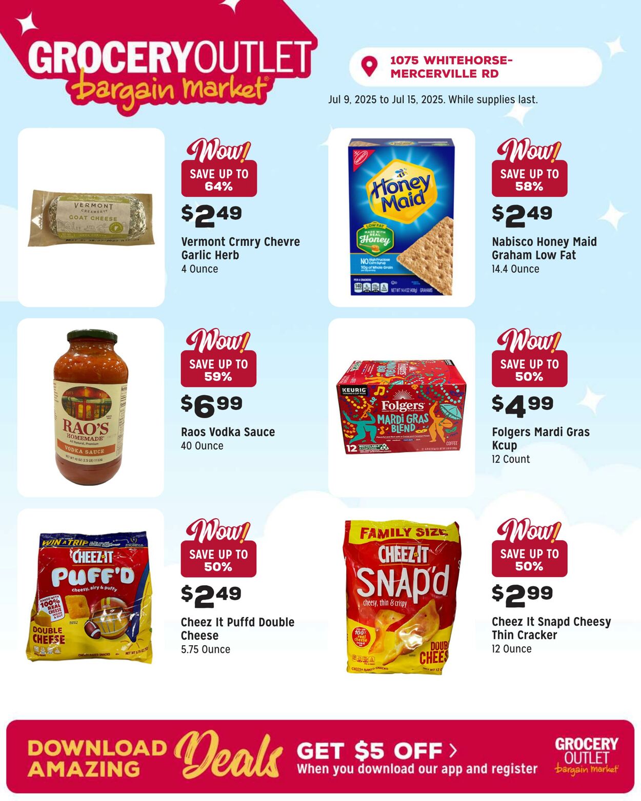 Weekly ad Grocery Outlet 07/09/2025 - 07/15/2025