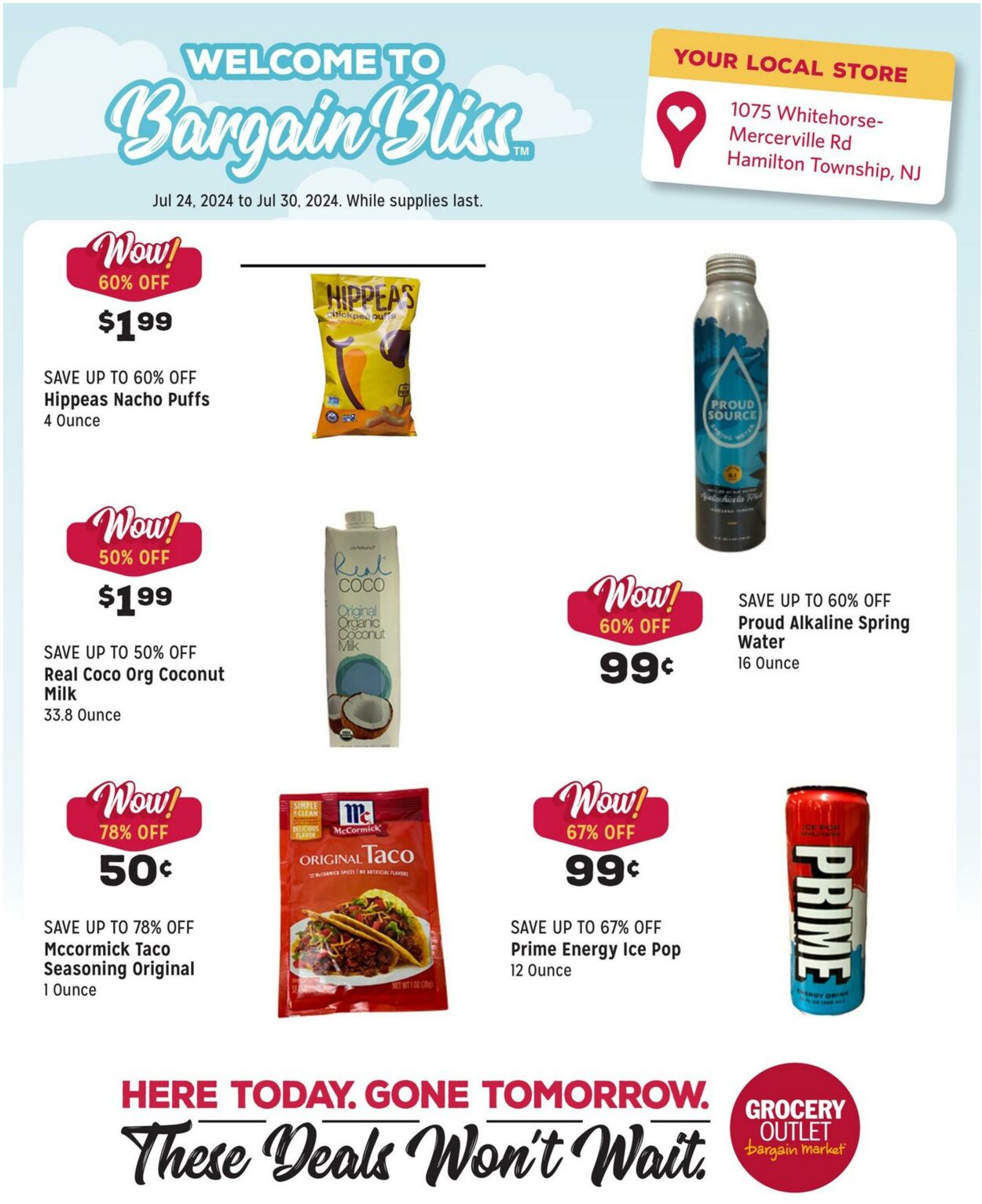 Weekly ad Grocery Outlet 07/24/2024 - 07/30/2024